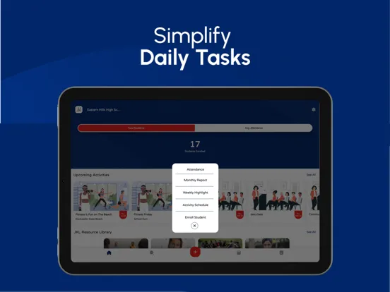 Tangkapan layar JKL: Instructors iPad 